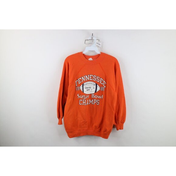 Vtg 80s Champion Womens L Sugar Bowl University of Tennessee Football Sweatshirt - Picture 1 of 12